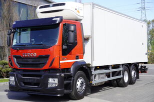 IVECO Stralis 310 6×2 E6 Refrigerator / ATP/FRC / 18 pallets / Tail li camión frigorífico