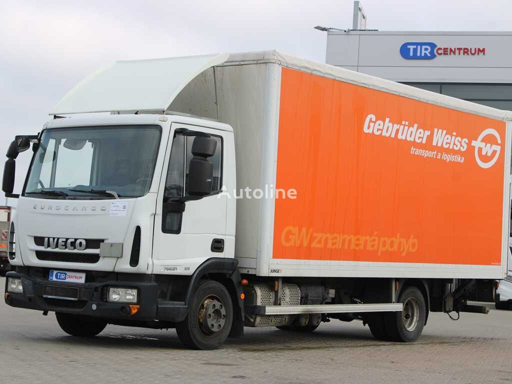 IVECO EUROCARGO 75E21, HYDRAULIC FRONT, EURO 6 camión furgón