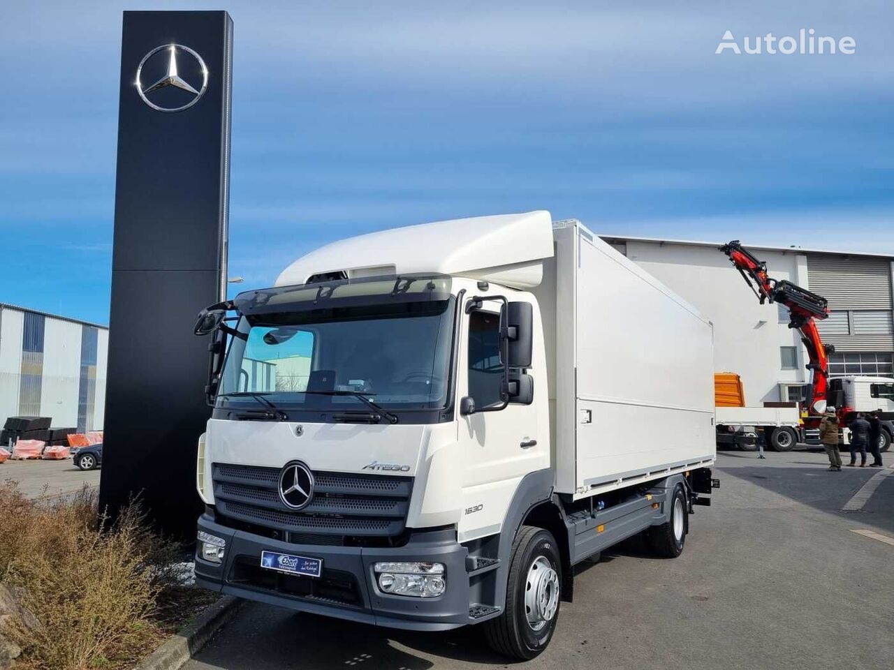 Mercedes-Benz Atego 1630 L 4x2 Schwenkwand LBW 2x AHK Klima camión furgón