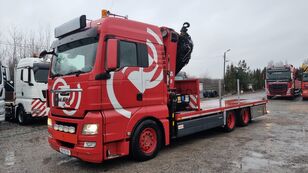 MAN TGX 26.400 + HMF 6020, Euro 5 camión plataforma