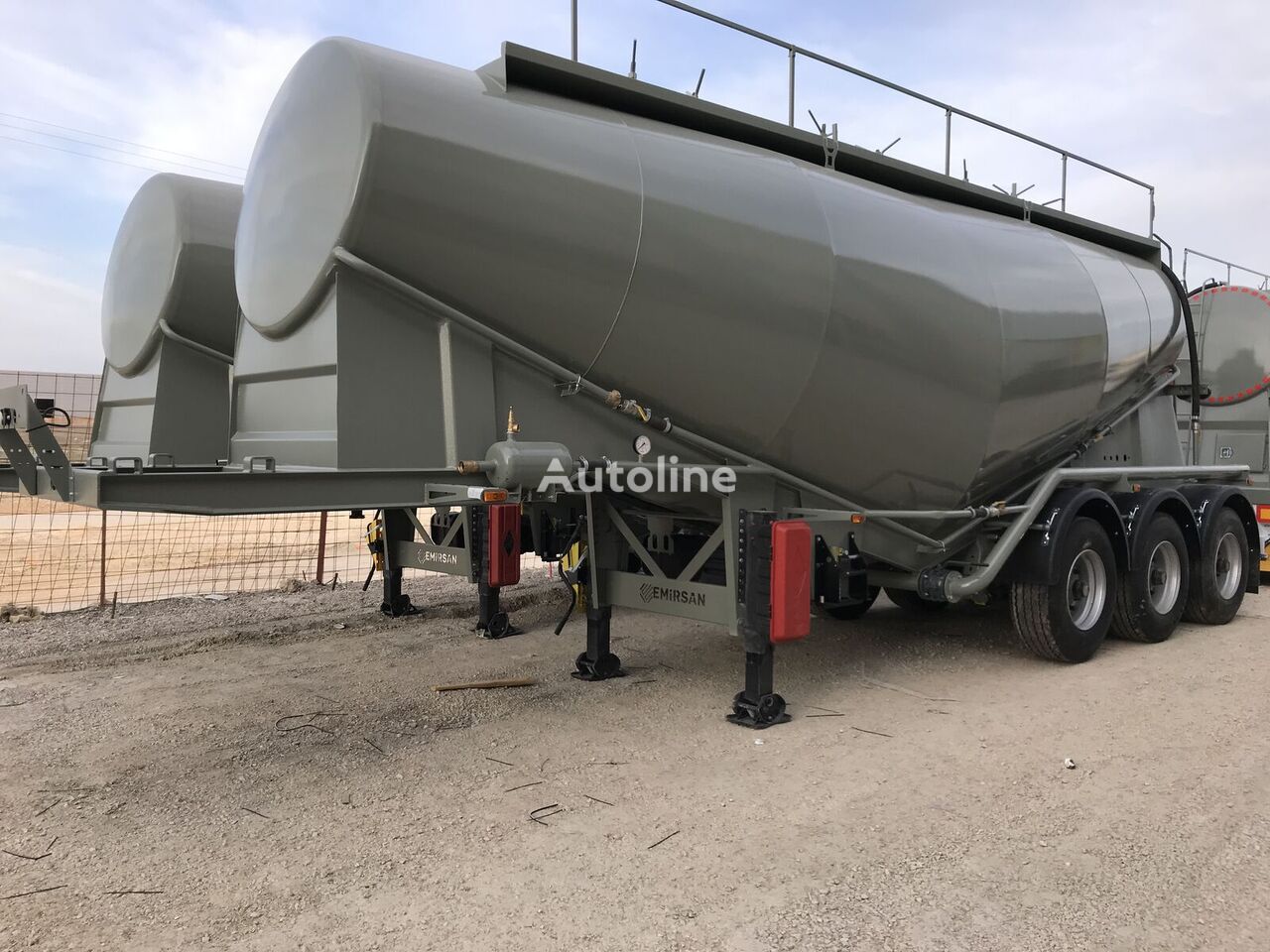 Emirsan 2024 Cement Tanker from Factory, 3 Pcs, 30 m3 Ready for Shipment cisterna de cemento nueva