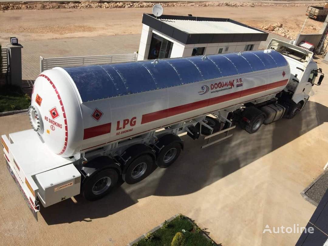 Doğumak 35m3 / 75m3 LPG Semi-Trailer Transport Tank cisterna de combustible nueva