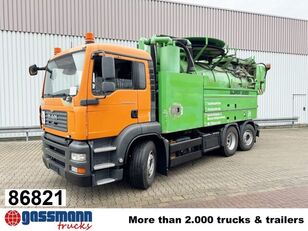 MAN TGA 26.440 6X2-4 BL, Wiedemann Saug- und Spül camión de desatascos