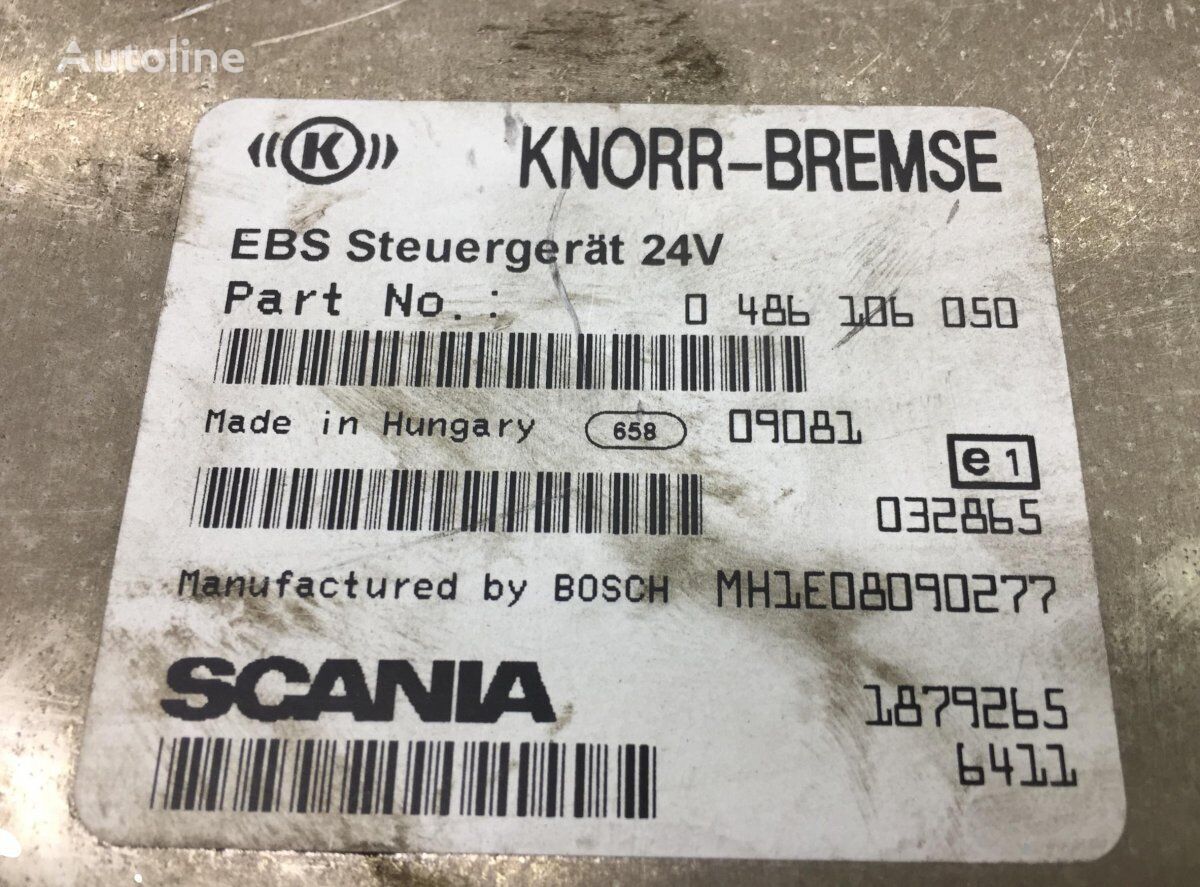 Knorr-Bremse K-series (01.06-) unidad de control para Scania K,N,F-series bus (2006-) autobús