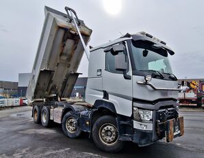 Renault C520 *8x4 *PLOW PLATE + REAR HYDRAULICS *TOP CONDITION volquete